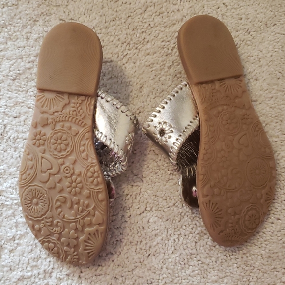 Girls 1M silver KS gold label sandal - Picture 2 of 4